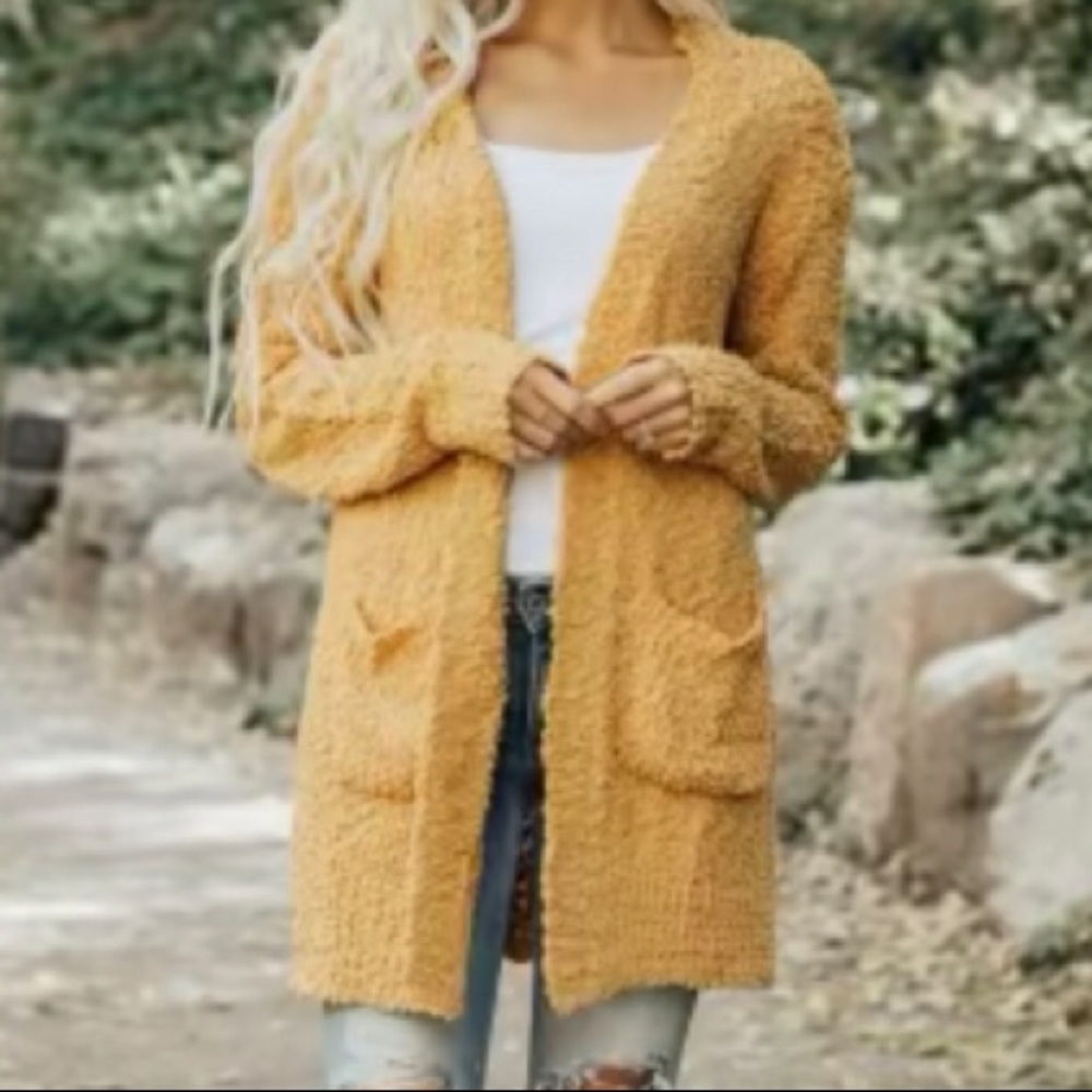 ‼️LAST ONE‼️•NWT• Boutique Honey Popcorn Cardigan - Picture 2 of 2